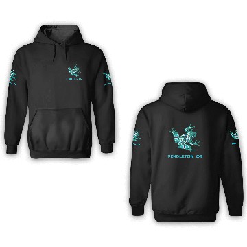 Discover Pendleton Oregon Frog PNW Indian Art Native 3D Hoodies