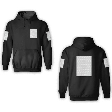 Discover White & Light Grey Simple Pattern 3D Hoodies