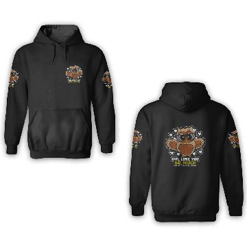 Discover Owl Nature Birds Cute 3D Hoodies