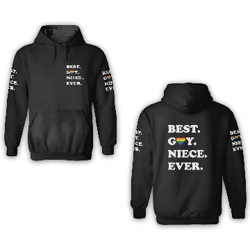 Discover Best Gay Niece Ever 3D Hoodies LGBTQ Gay Pride