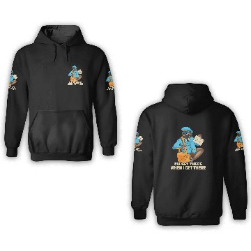 Discover Sloth Postal Worker Mailman Postman Mail Carrier 3D Hoodies