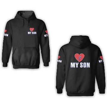 Discover I love my son 3D Hoodies