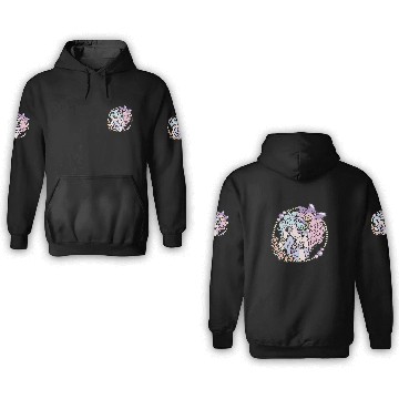 Discover Pastel Goth Girl 3D Hoodies