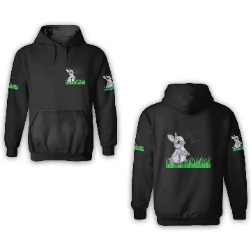Discover Bunny Name Gift Charlotte 3D Hoodies
