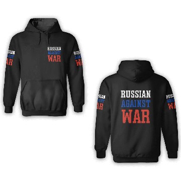 Discover Russian against war 3D Hoodies