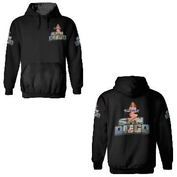 Discover San Diego Pin Up 3D Hoodies