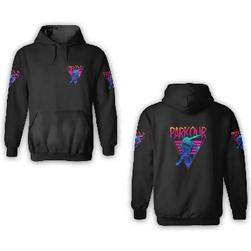 Discover Parkour Free Running Traceur 80S 3D Hoodies
