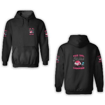 Discover Camper This Girl Runs On Jesus And Camping 3D Hoodies