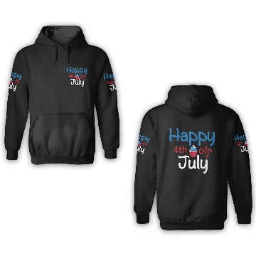 Discover 4th of July 3D Hoodies,Happy 4th 2022 3D Hoodies,Freedom