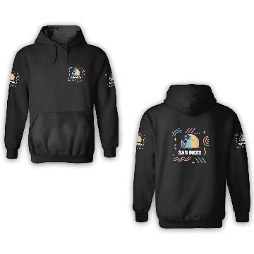 Discover San Diego Florida Vacation Family 3D Hoodies