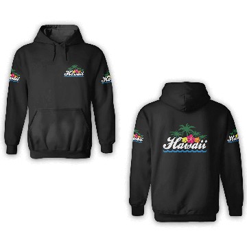 Discover Hawaii Hibiscus Hawaiian Islands Ocean Beach Aloha 3D Hoodies