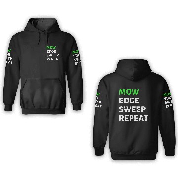 Discover Funny Lawn Mowing 3D Hoodies Lawn Mower Gardening