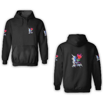 Discover I love dad with heart rose for love 3D Hoodies