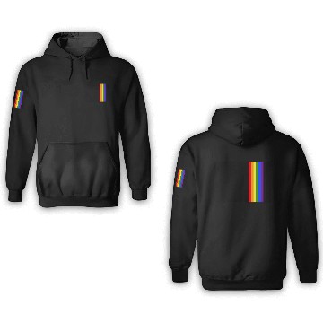 Discover Rainbow Pride LGBT Stripe 3D Hoodies