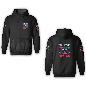 Discover This Little Firecracker is going to be Big Sister 3D Hoodies