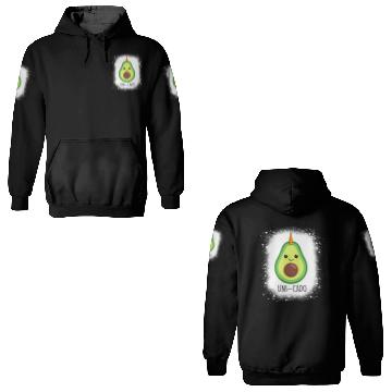 Discover Cute Avocado Unicorn Design 3D Hoodies