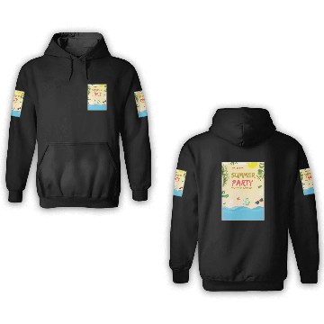 Discover Summer party 3D Hoodies