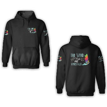 Discover Windsurfing Board Sail Paddle Windsurfer 3D Hoodies