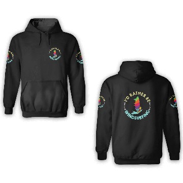 Discover Windsurfing Board Sail Paddle Windsurfer 3D Hoodies
