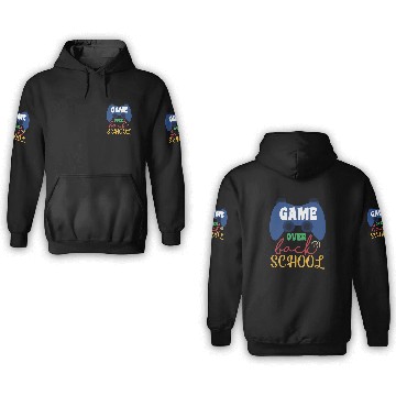 Discover Game Over Back To School 3D Hoodies