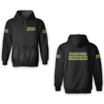 Discover Peace for Ukraine Peacemaker Gift 3D Hoodies