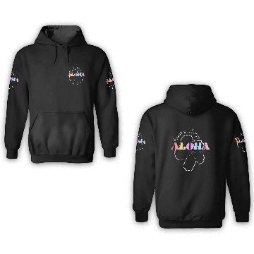 Discover Aloha Flower Surfing and Lifestyle 3D Hoodies