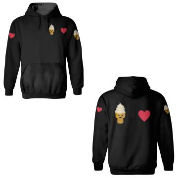 Discover ice cream is love 3D Hoodies