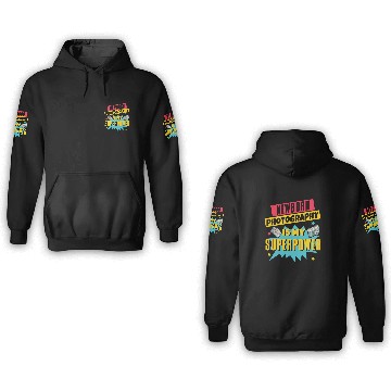 Discover Photography Camera Lens Retro 3D Hoodies