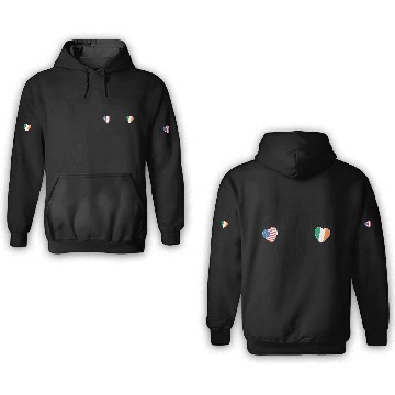 Discover MADE IN AMERICA WITH IRISH PARTS 3D Hoodies