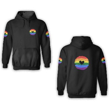Discover Lgbtq Gay Pride Month Rainbow Love Is Love 3D Hoodies