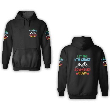 Discover 4th Grade Teacher 3D Hoodies