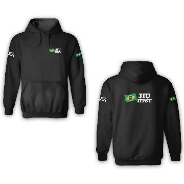Discover BJJ Gi Brazilian Jiu Jitsu Martial Arts 3D Hoodies