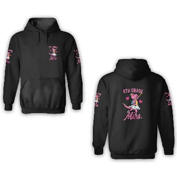 Discover 8th Grade Miss Ballet Back To School Girls 3D Hoodies