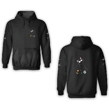 Discover Wasn't Me Naughty Black Cat Design 3D Hoodies