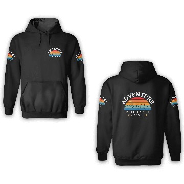 Discover Adventure Mount Rainier 3D Hoodies