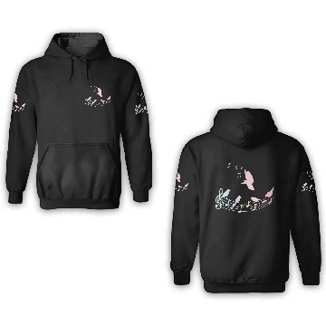 Discover Musician Bird Nature Music 3D Hoodies