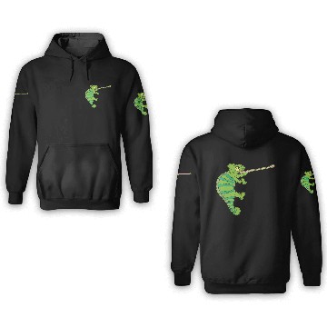 Discover Wildlife Climbing Chameleon Animal Welfare Gift 3D Hoodies
