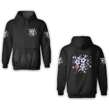Discover Colorful summer flowers 3D Hoodies