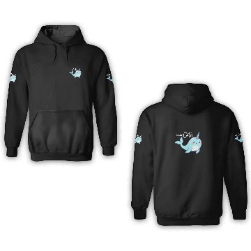 Discover Stay Cute, Narwhal 3D Hoodies