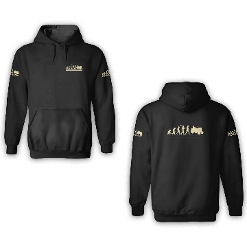 Discover Farmer Evolution 3D Hoodies