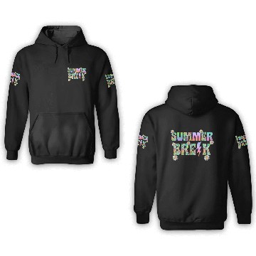 Discover Summer Break Teacher Life 3D Hoodies