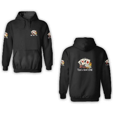 Discover Poker Casino Poker Player Gambling Roulette Gift 3D Hoodies