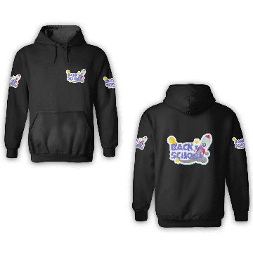Discover Back to School Sticker 3D Hoodies