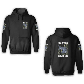 Discover Master Baiter - Wels Catfish Hunter 3D Hoodies
