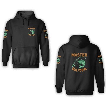 Discover Master Baiter - Wels Catfish Hunter 3D Hoodies