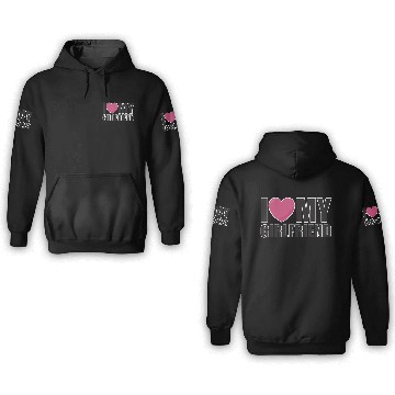 Discover I LOVE MY GIRLFRIEND relationship Valentine's Day 3D Hoodies