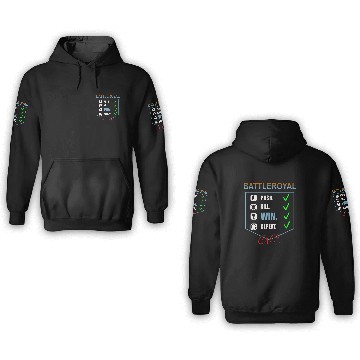Discover Battle Royal Gaming Design 3D Hoodies