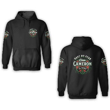 Discover Funny Scottish Clan Cameron Tartan Have No Fear 3D Hoodies