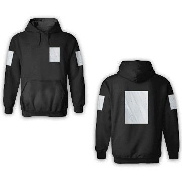 Discover Luxury White Silver Stripes 3D Hoodies
