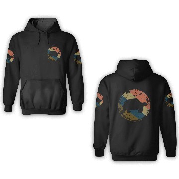 Discover Turtle Lover Gift Tortoise Vintage Sea Turtle 3D Hoodies